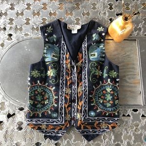 Petite Sophisticates, John Martin Embroidered Vest